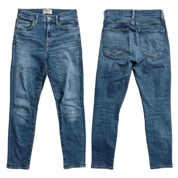 AGOLDE Amour Vert Sophie Crop Jeans Size 25 - Picture 2 of 11